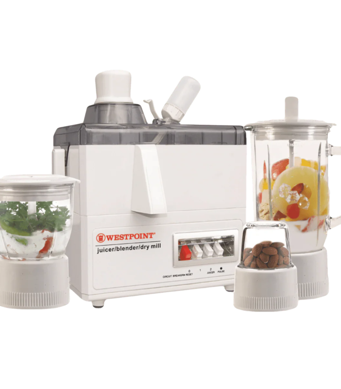 Westpoint Official 4 in 1 Deluxe Juicer, Blender and Dry Mill WF-8814