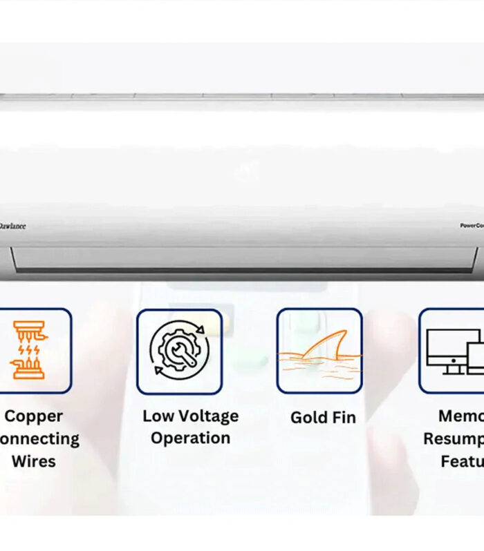 Dawlance Ac 1 Ton Dc Inverter Model Powercon 15 (Heat & Cool) Latest Model | Gold Fins | 100% Copper Condenser